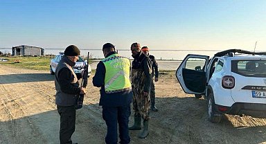 Gala Gölü'nde kaçak avcılıkla mücadele