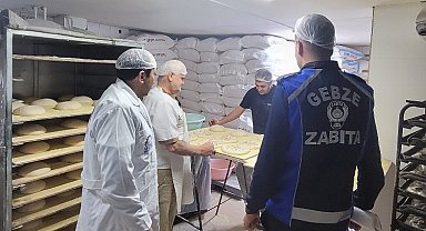 Gebze Zabıtası'ndan fırın denetimlerine devam