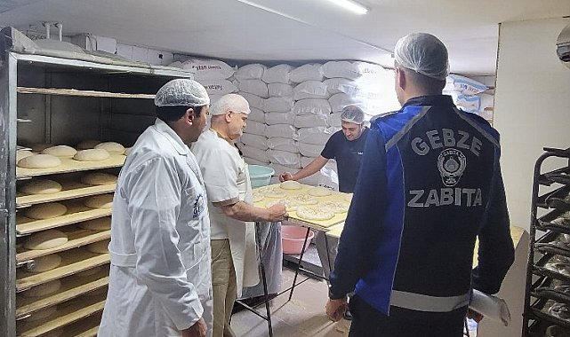 Gebze Zabıtası'ndan fırın denetimlerine devam