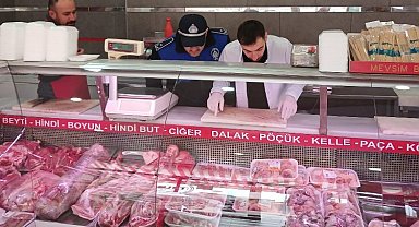 Gebze Zabıtası'ndan kasap denetimi
