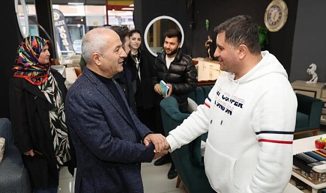 Gebze'de Cumhur İttifakı adayı Büyükgöz'den esnaf turu