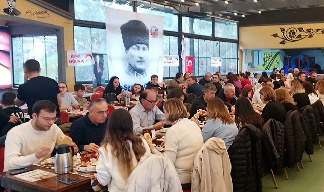 Genel Sağlık İş Edirne Şubesi'in kahvaltısına büyük ilgi