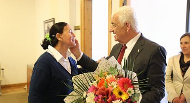 Gürün'den personele veda ziyaretleri