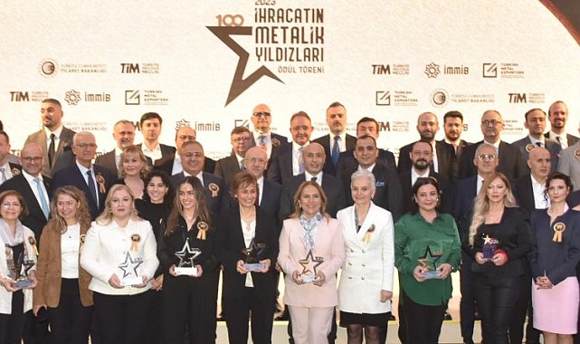 İhracatın 'Metalik Yıldızları' ödüllerine kavuştu