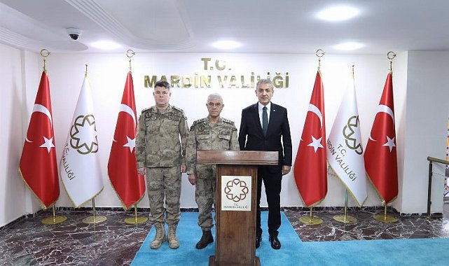 Jandarma Genel Komutanı Orgeneral Arif Çetin Mardin'de
