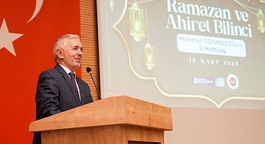 Kocaeli İl Müftüsü Mehmet Sönmezoğlu, İSU personeliyle buluştu