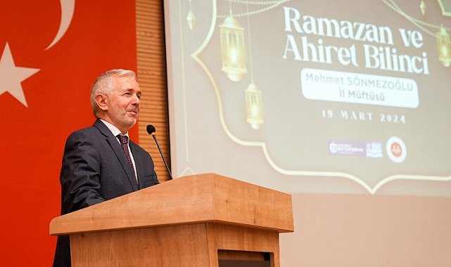 Kocaeli İl Müftüsü Mehmet Sönmezoğlu, İSU personeliyle buluştu