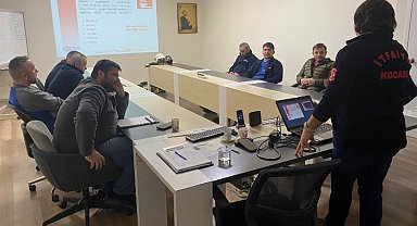 Kocaeli İtfaiyesi eğitimlerine devam ediyor