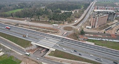 Kocaeli'de stadyum bağlantı yolunda tamamlanan kısımlar trafiğe açıldı