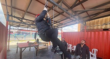 Kocaeli'de teleferik ekibine hayati eğitim