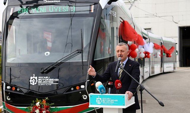 Kocaeli'de tramvay kapasitesi iki katına çıkacak