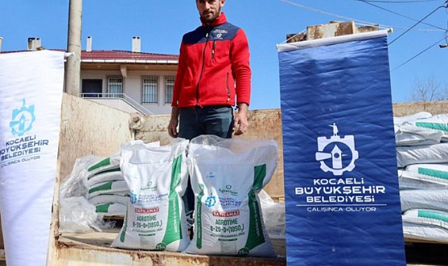 Kocaeli'den çiftçilere yüzde 50 hibeli gübre desteği