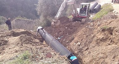 Manisa Turgutlu'da yağmur sularına karşı çifte önlem