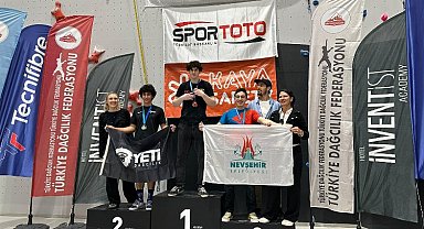 Nevşehirli sporcu Türkiye 3'üncüsü oldu