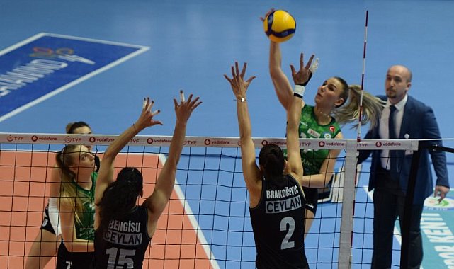 Nilüfer'in sultanları Beşiktaş'a set vermedi