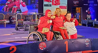 Para Halterci Nazmiye Muratlı için tebrik mesajı