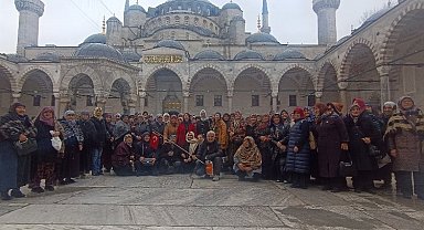 Pazaryeri kadınları İstanbul'daki camileri gezdi