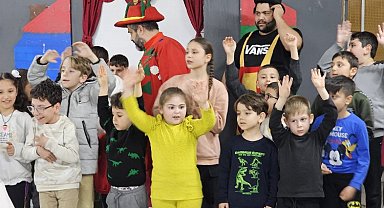 Şirinköy'de geleneksel ramazan akşamı çocuk şenliği coşkusu