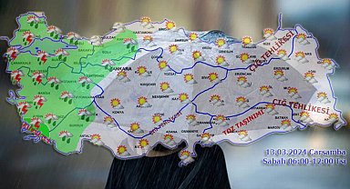 Türkiye'nin bugün yarısı yağışlı!