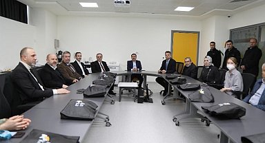 Vali Gökmen Çiçek ve Rektör Prof. Dr. Altun'dan KANKA'ya moral ziyareti