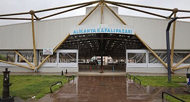 Alikahya Kapalı Pazar Alanı konforla buluşturuldu