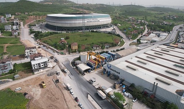 Alikahya Stadyum yoluna asfalt