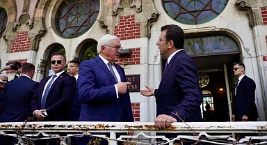 Almanya Federal Cumhurbaşkanı Sirkeci Garı'nda karşılandı