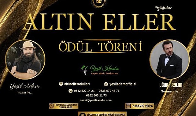 Altın Eller iyiliğe el verecek!