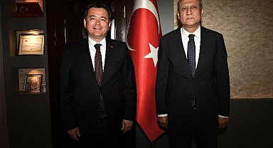 Başkan Erkan Aydın ilk resmi ziyaretini gerçekleştirdi