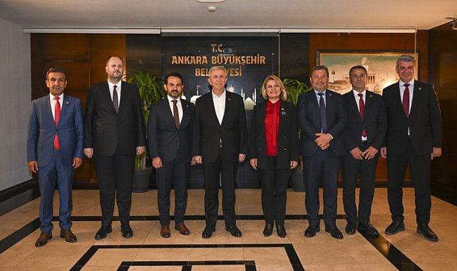 Başkan Hürriyet, ABB Başkanı Mansur Yavaş'ı ziyaret etti