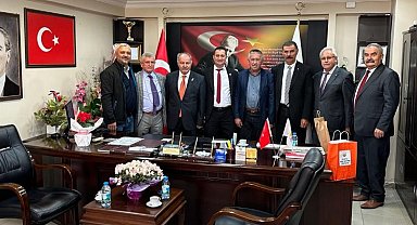 Başkan Kıral'a, geçmiş dönem belediye başkanlarından ziyaret