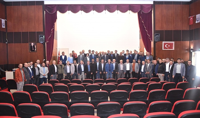 Başkan Özel muhtarlarla bir araya geldi