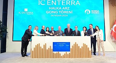 Borsa İstanbul'da gong "IC Enterra Yenilenebilir Enerji" için çaldı
