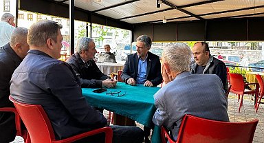 Bursa Gemlik'te Başkan 'teşekkür' nezaketinde