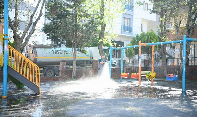 Çayırova'da bayram için saha çalışması