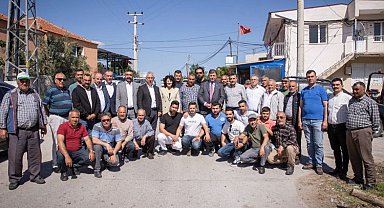 Deliktaş Köyü'ne sandık teşekkürü