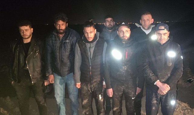 Edirne'de 7 düzensiz göçmen yakalandı