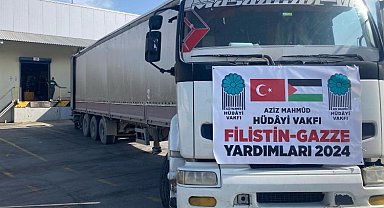 Gazze'ye 332 ton malzeme daha gönderildi