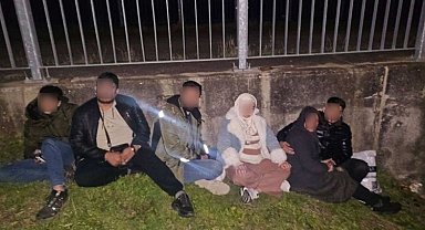 Havsa'da 6 göçmen yakalandı