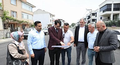 İnegöl'de Ertuğrulgazi Mahallesinde 37 sokak asfaltlandı