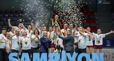 Kadınlar 1. Ligi'nde Ortahisar şampiyon oldu