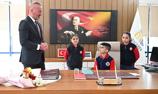 Karacabey'de başkanlık koltuğuna Baran oturdu