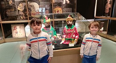 Karagöz Müzesi'nin küçük konukları