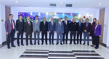 Kaymakam Önal ve kurum müdürlerinden Çiftçi'ye ziyaret