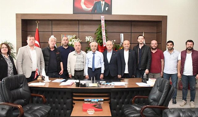 Keşan Ticaret Borsası'ndan Mehmet Özcan'a ziyaret