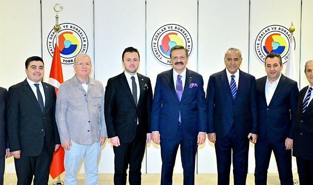 Keşan TSO'dan TOBB Başkanı M. Rifat Hisarcıklıoğlu'na ziyaret