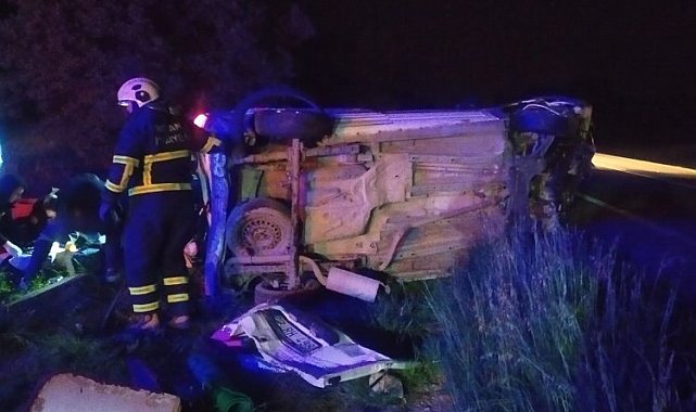 Keşan'da kaza 1 ölü, 1 yaralı