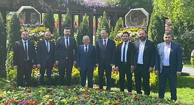 Kırgız Büyükelçi Kayseri ziyaretlerini tamamladı