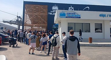 Kocaeli'de hafta sonunda teleferik keyfi