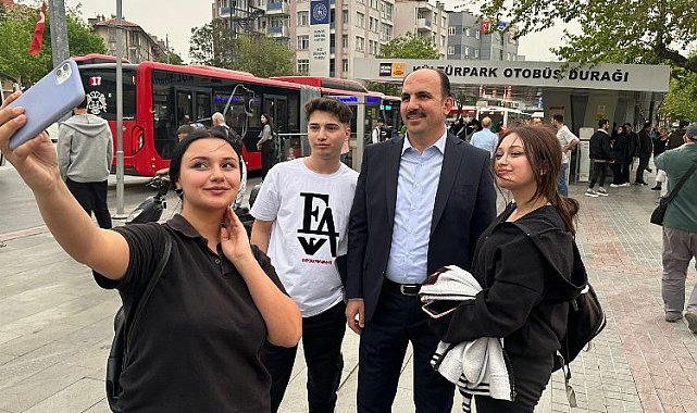 Konya'da Başkan Altay vatandaşlarla buluşuyor